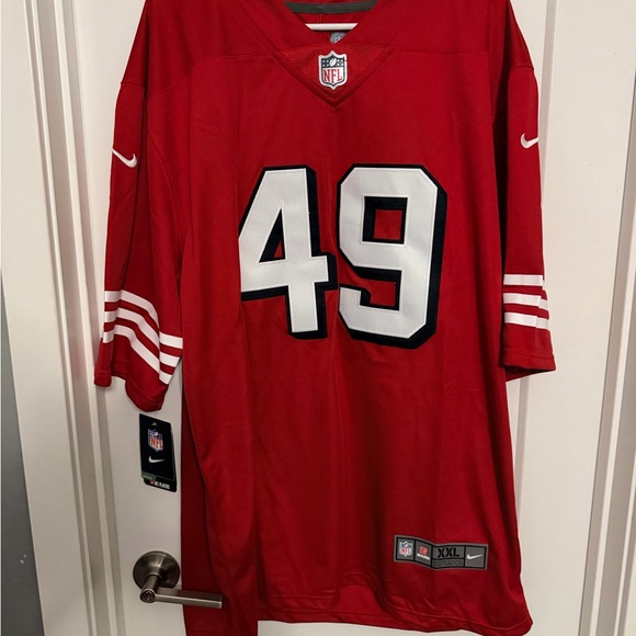 New 2XL Men's The Faithful Scarlet San Francisco 49ers Jersey - Picture 2 of 4